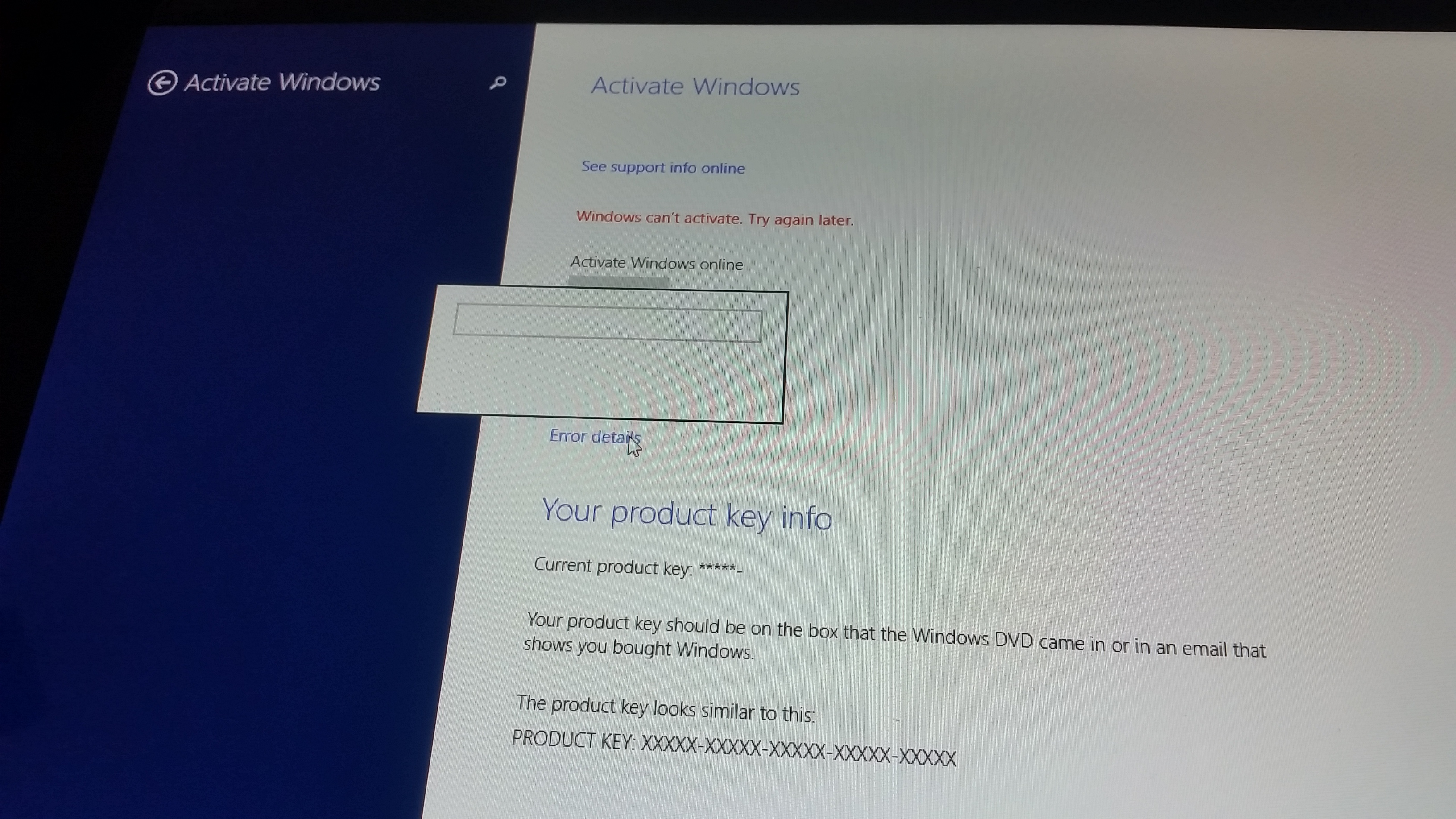 shitty microsoft activation